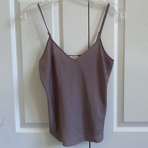 Rebecca Taylor mauve purple silk tank top